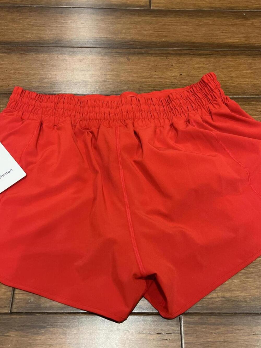 Lululemon Women's Red Shorts - Picture 3 of 3